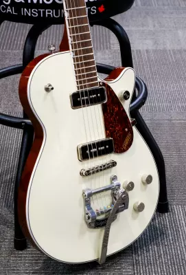 Gretsch Guitars - G5210T-P90 Electromatic Jet Two 90 Single-Cut with Bigsby, Laurel Fingerboard - Vintage White